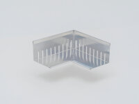 Eckprofil Kiesfangleiste 2x Falz Aluminum